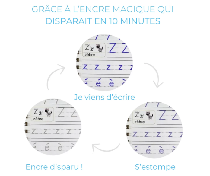 ADMY Magic Book - J’écris, J’efface, Je progresse