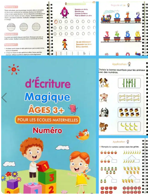 ADMY Magic Book - J’écris, J’efface, Je progresse