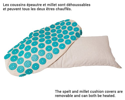 Oreiller de thermothérapie et d’acupression