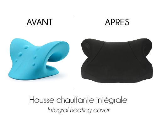 Housse chauffante pour coussin de traction cervicale
