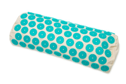 Pack Tapis d'Acu-magnétothérapie et Coussin d'Acupression bleu