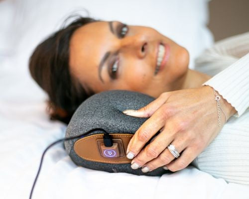 Coussin chauffant cervicales mémoire de forme