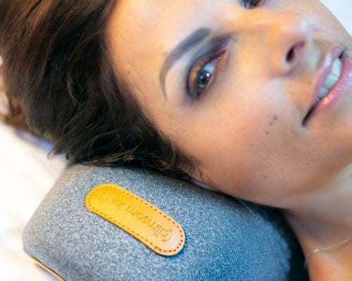 Coussin chauffant cervicales mémoire de forme