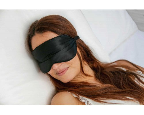 Pack taie d'oreiller et masque de nuit 100% soie