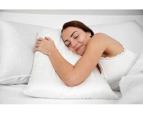 Pack taie d'oreiller et masque de nuit 100% soie