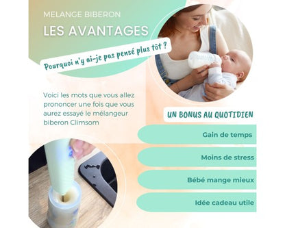 Pack Bébé Zen – Baby Shusher & Mélangeur de Biberon USB